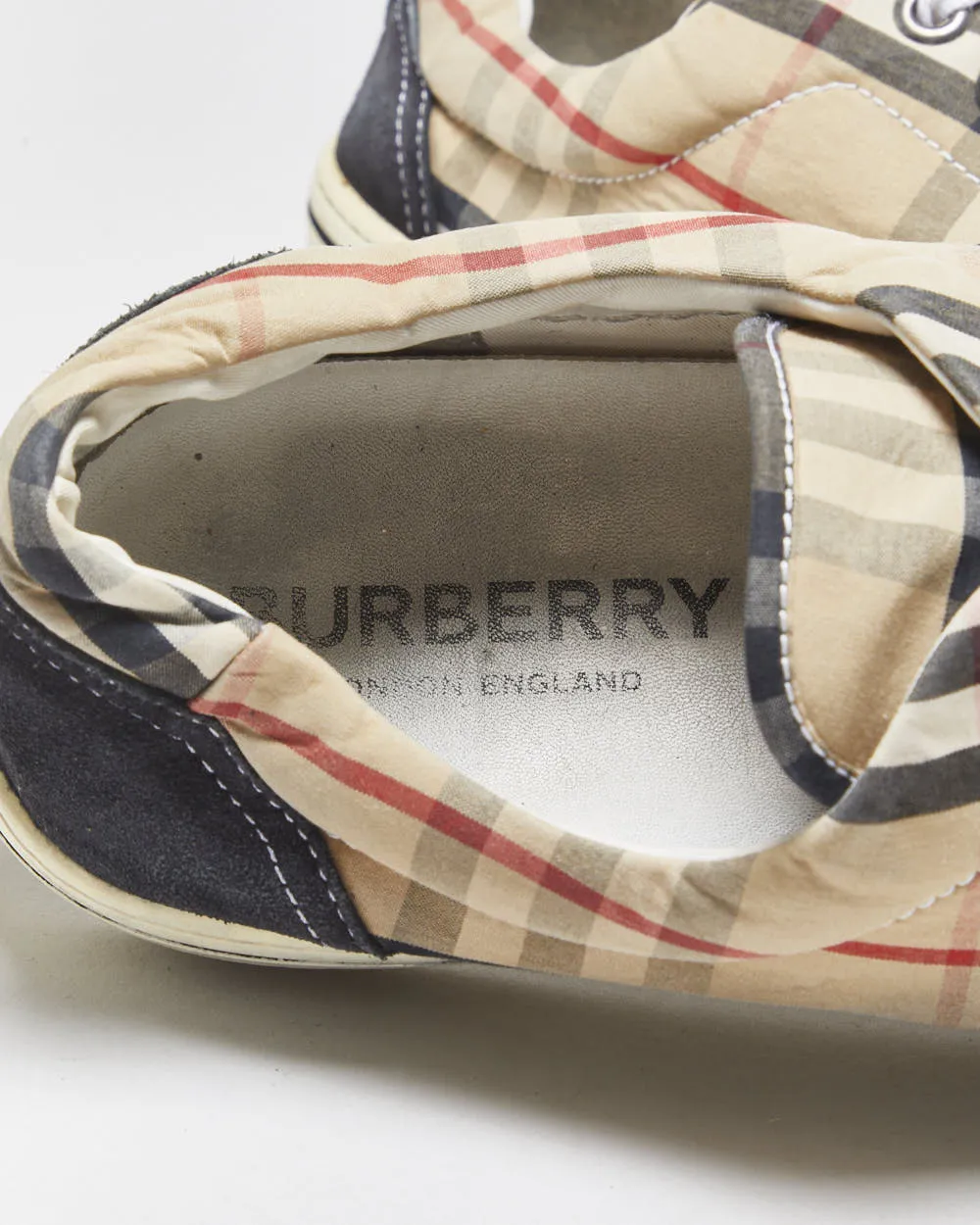 SS2023 Burberry Wilson Novacheck Suede Low Top Trainers - UK11 sold by Rokit product image thumbnail 5