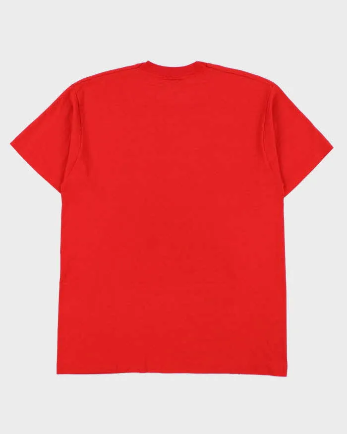 Vintage 1989 Calgary Flames Stanley Cup Champions NHL Screen Stars Single Stitch Made In Canada Crewneck T-Shirt - XL sold by Rokit product image thumbnail 2