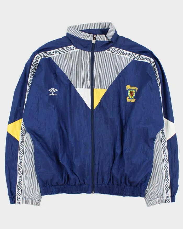 Vintage 1990-92 Umbro Scotland International Football Shell Track Jacket - L sold by Rokit