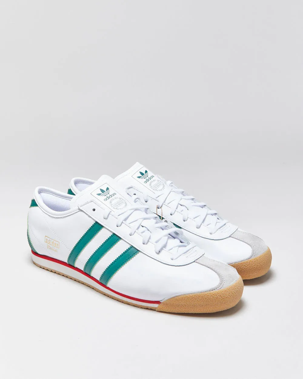 DSWT 2025 Adidas Originals Italia 70s White/Green/Gum Trainers - UK12.5 sold by Rokit