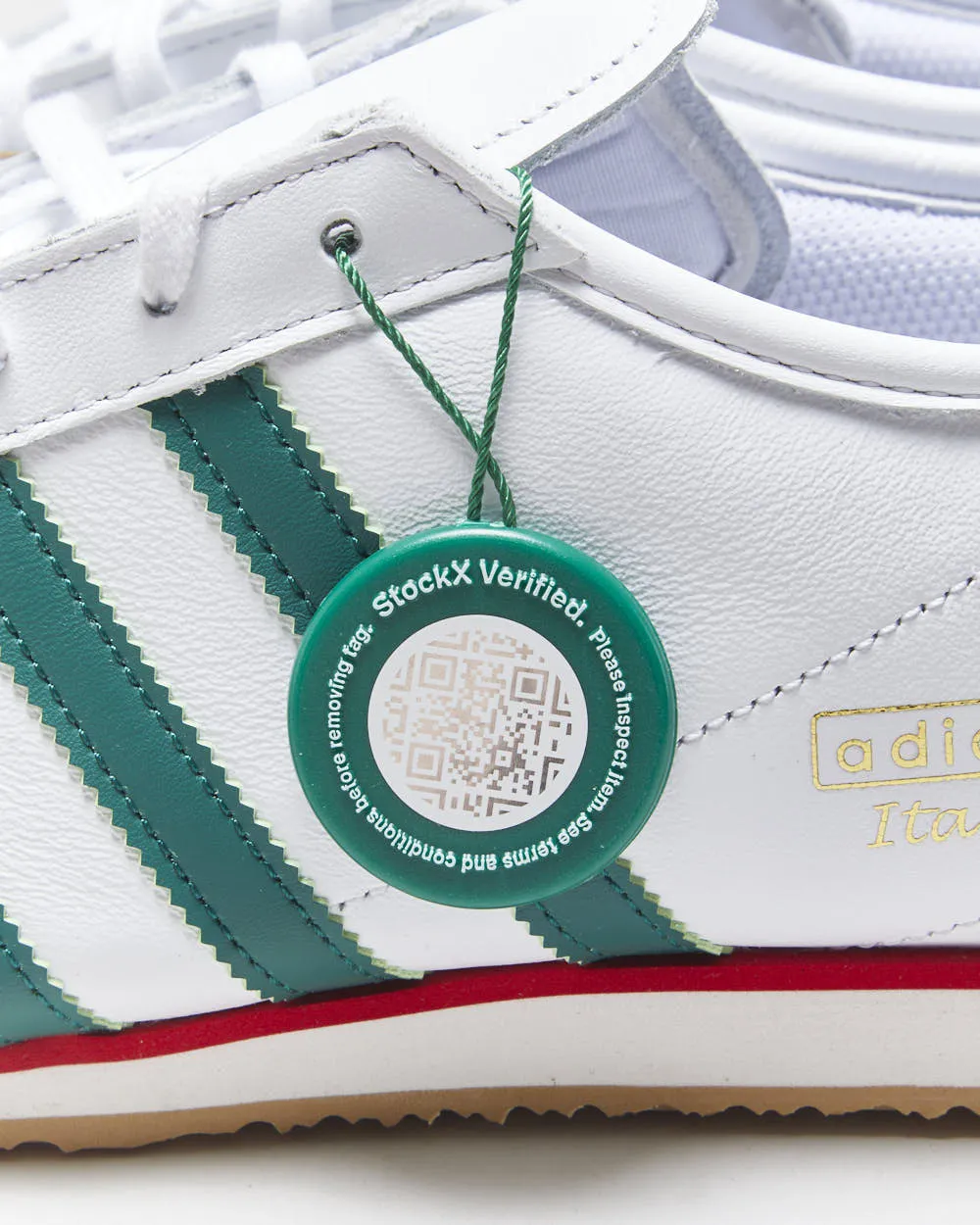 DSWT 2025 Adidas Originals Italia 70s White/Green/Gum Trainers - UK12.5 sold by Rokit product image thumbnail 5