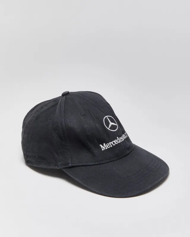 Vintage Y2K 00s Mercedes Benz Collection Embroidered Canvas Baseball Cap - OS made by Rokit