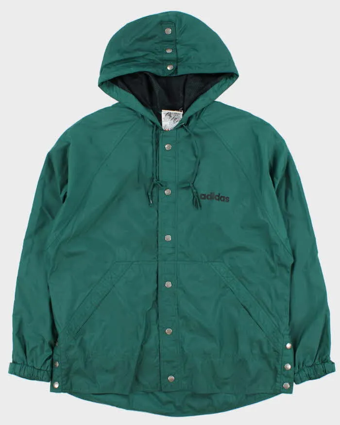 Vintage 1990s Adidas Lightweight Soft Shell Big Logo Waterproof Jacket - S sold by Rokit
