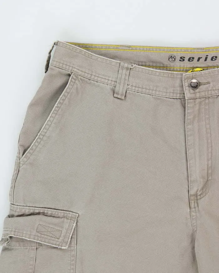 Vintage Y2K 00s The North Face A5 Series Khaki Wide Leg Canvas Technical Trousers - W36 L32 sold by Rokit product image thumbnail 3
