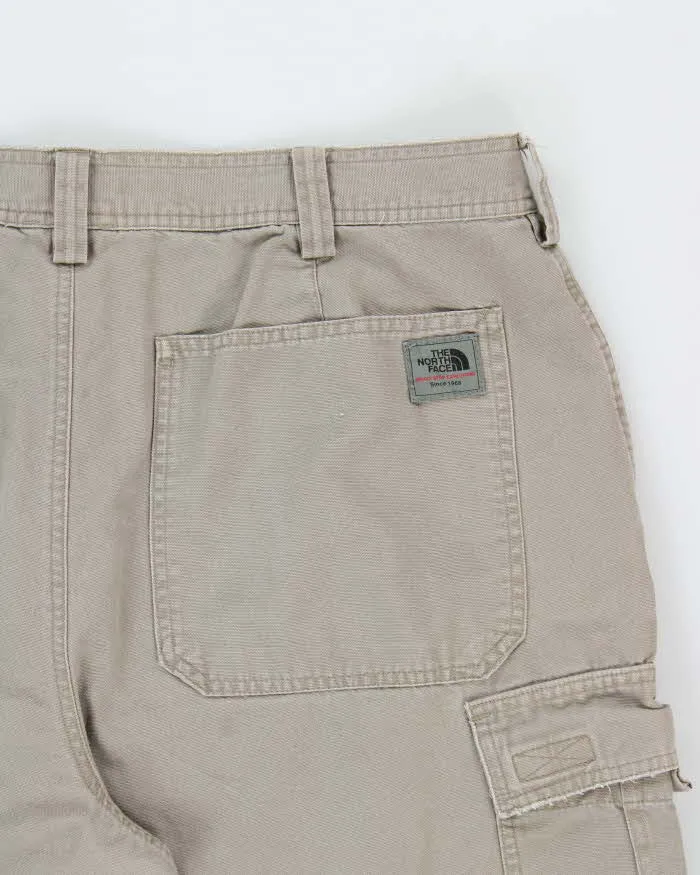 Vintage Y2K 00s The North Face A5 Series Khaki Wide Leg Canvas Technical Trousers - W36 L32 sold by Rokit product image thumbnail 4