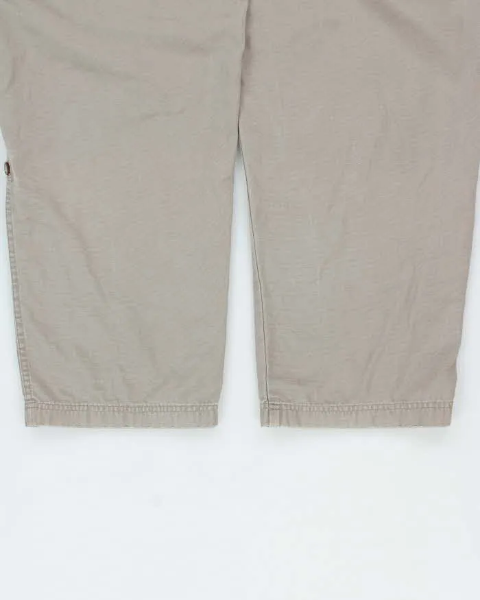 Vintage Y2K 00s The North Face A5 Series Khaki Wide Leg Canvas Technical Trousers - W36 L32 sold by Rokit product image thumbnail 5