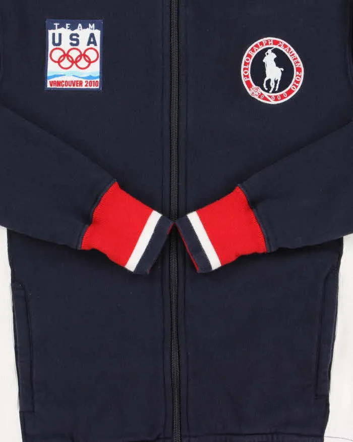 Vintage Polo Ralph Lauren Women's Vancouver 2010 Winter Olympics Team USA Embroidered Zip-Up Track Sweatshirt - S sold by Rokit product image thumbnail 4