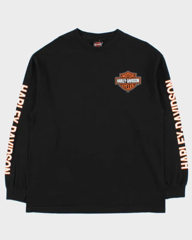 Vintage Harley Davidson Wisconsin Oconomowoc Heavyweight Long Sleeve Crewneck T-Shirt - XL made by Harley-Davidson