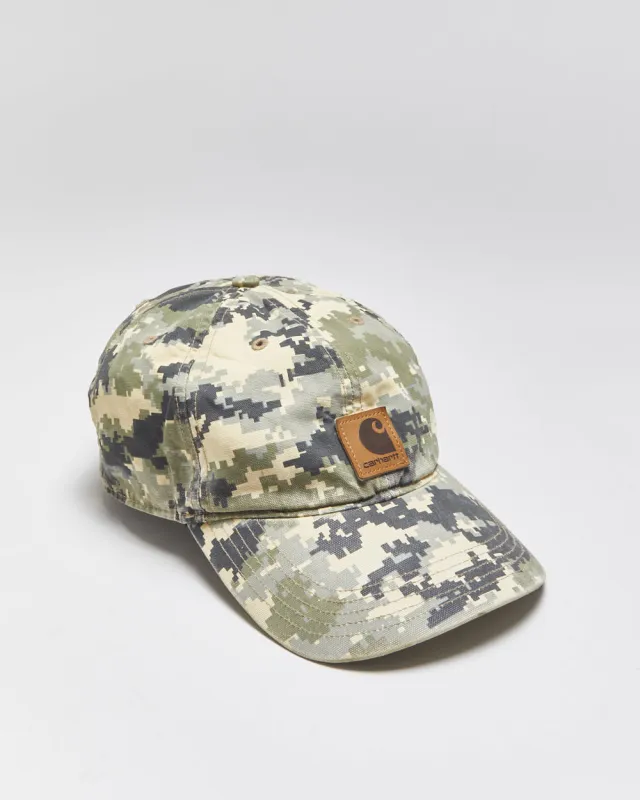Vintage Carhartt Digi Camo Odessa Canvas Velcro Baseball Cap - OS made by Carhartt