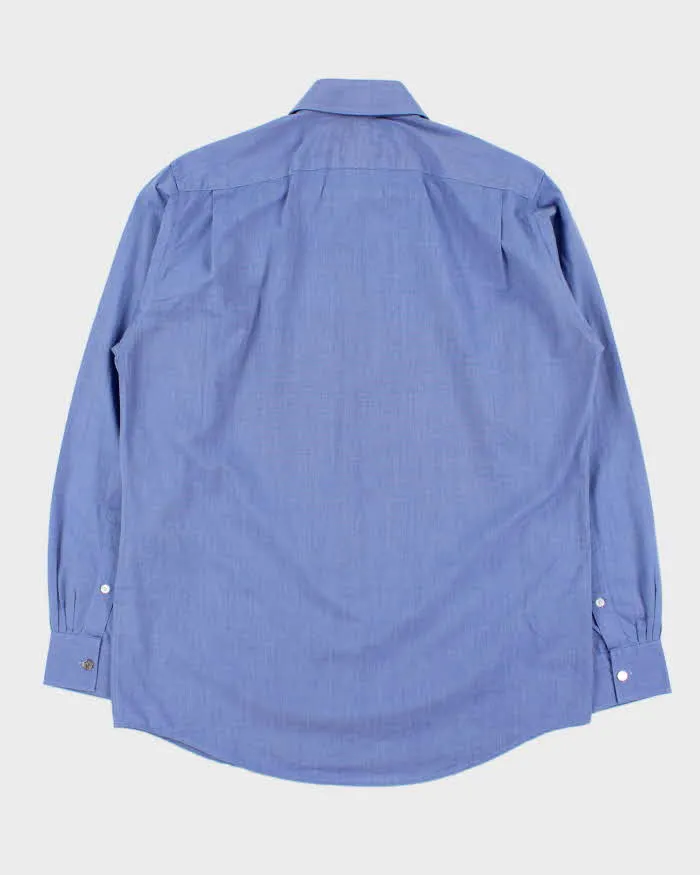 Vintage 1990s Hermes Chambray Cotton Long Sleeve Dress Shirt - M sold by Rokit product image thumbnail 2