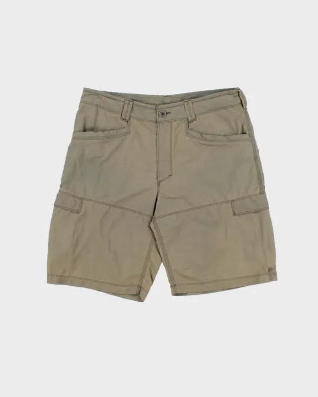 Vintage The North Face Faded Khaki Canvas Relaxed Fit Technical Shorts - W32 made by The North Face
