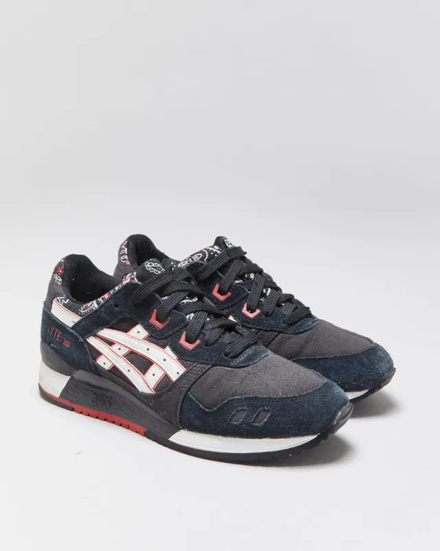 2024 Asics Gel Lyte III 'Black Bandana Pack' Women's Trainers - UK4 made by Asics