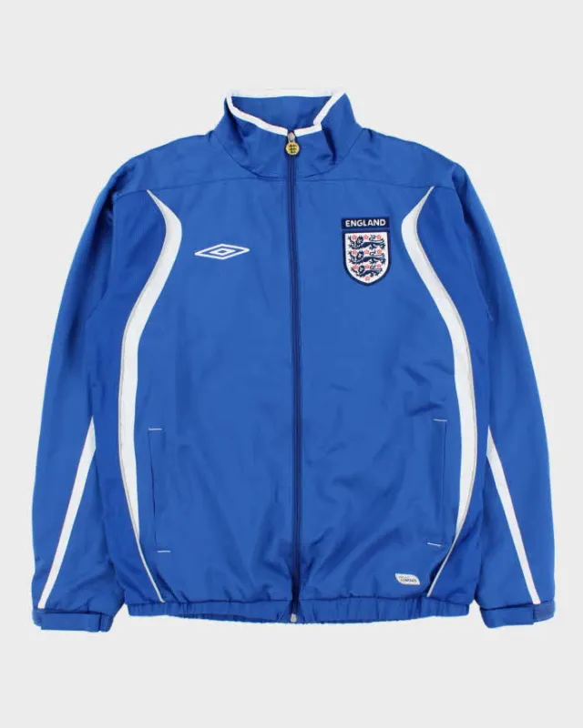 Vintage 2003-04 Y2K Umbro England Football Soft Shell Impact Control Training Jacket - M made by Umbro