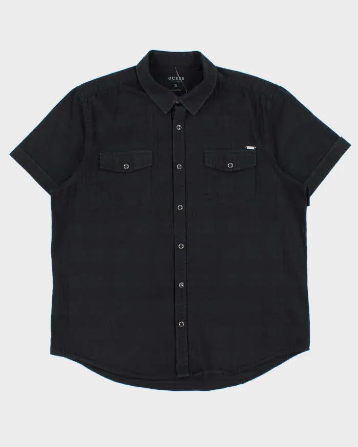 Vintage 2000s Guess Checked Short Sleeve Shirt - XL sold by Rokit