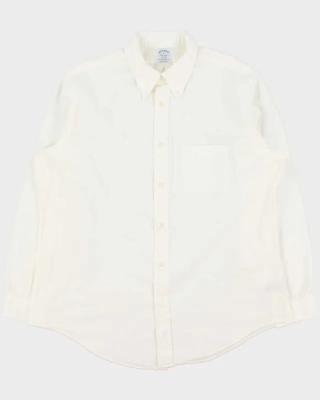 Vintage Brooks Brothers Striped Seersucker Long Sleeve Regent Shirt - XL made by Brooks Brothers