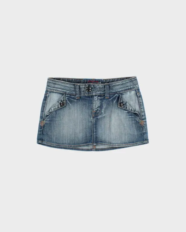 Vintage Y2k 2000s Guess Jeans Denim Mini Skirt - XS made by Guess