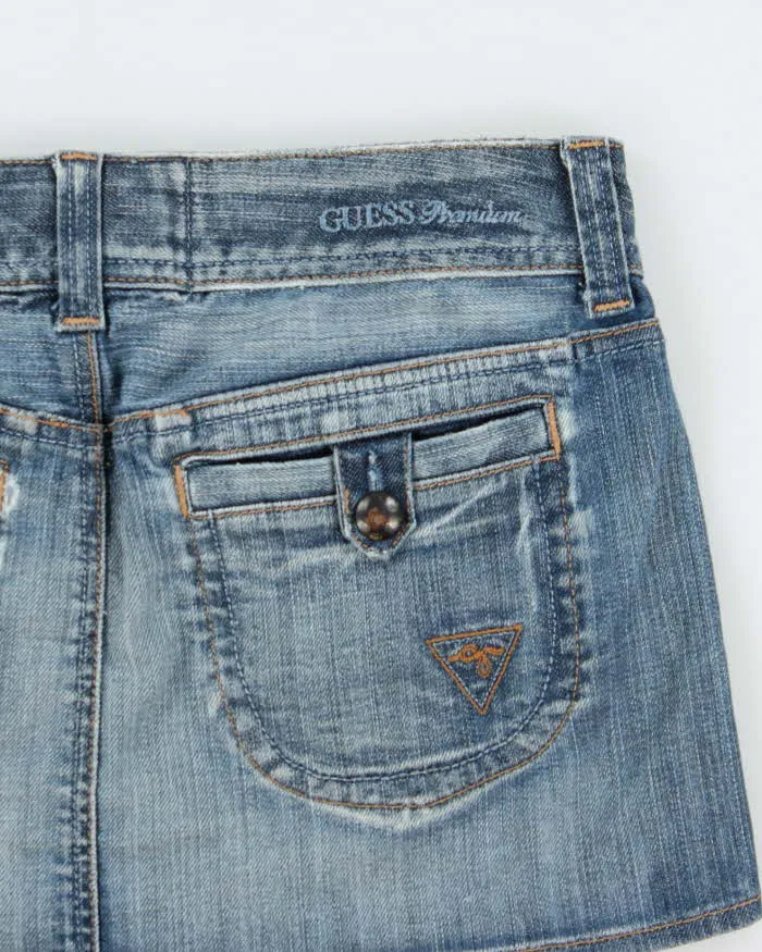 Vintage Y2k 2000s Guess Jeans Denim Mini Skirt - XS sold by Rokit product image thumbnail 4
