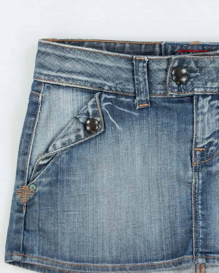 Vintage Y2k 2000s Guess Jeans Denim Mini Skirt - XS sold by Rokit product image thumbnail 3