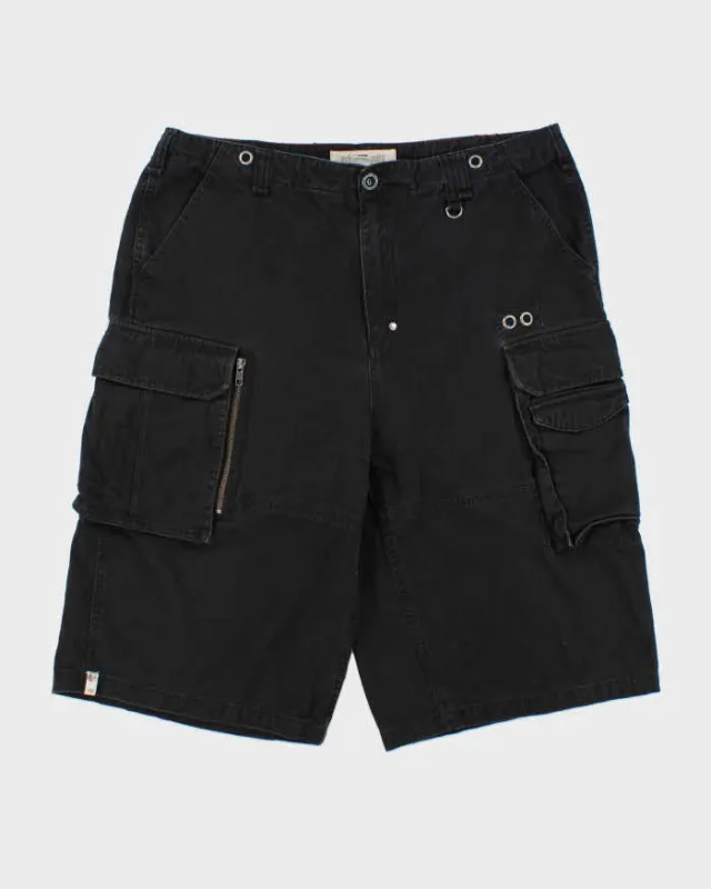Vintage Y2K 00s Ecko UNLTD Canvas Relaxed Fit Wide Leg Baggy Cargo Shorts - W36 made by Ecko Unlimited