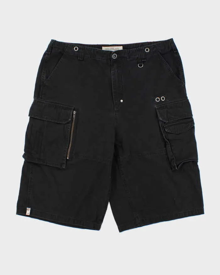 Vintage Y2K 00s Ecko UNLTD Canvas Relaxed Fit Wide Leg Baggy Cargo Shorts - W36 sold by Rokit