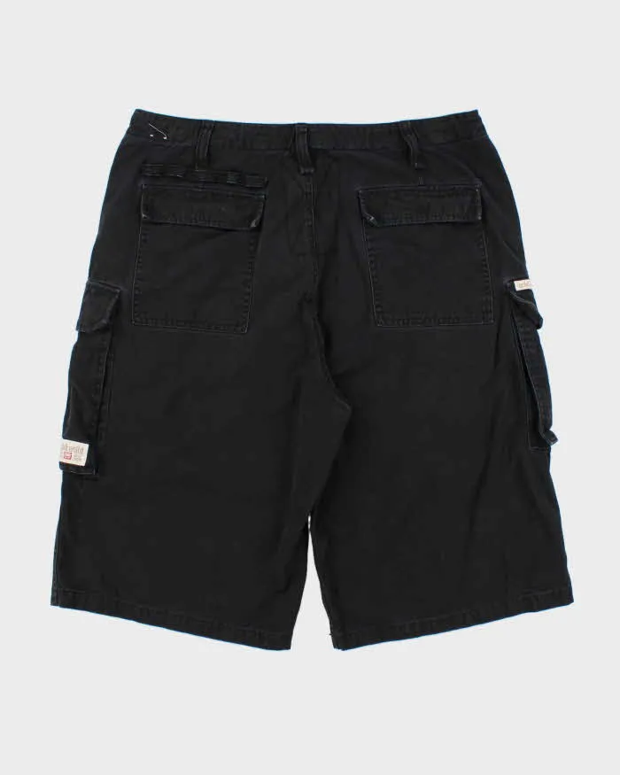 Vintage Y2K 00s Ecko UNLTD Canvas Relaxed Fit Wide Leg Baggy Cargo Shorts - W36 sold by Rokit product image thumbnail 2