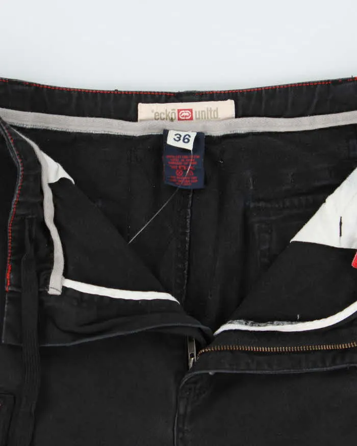 Vintage Y2K 00s Ecko UNLTD Canvas Relaxed Fit Wide Leg Baggy Cargo Shorts - W36 sold by Rokit product image thumbnail 5