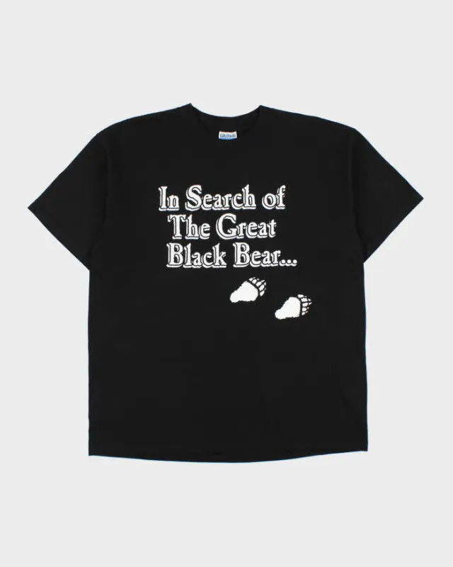 Vintage Y2K 00s Black Bear Ale Heavyweight Gildan Crewneck T-Shirt - XL made by Rokit