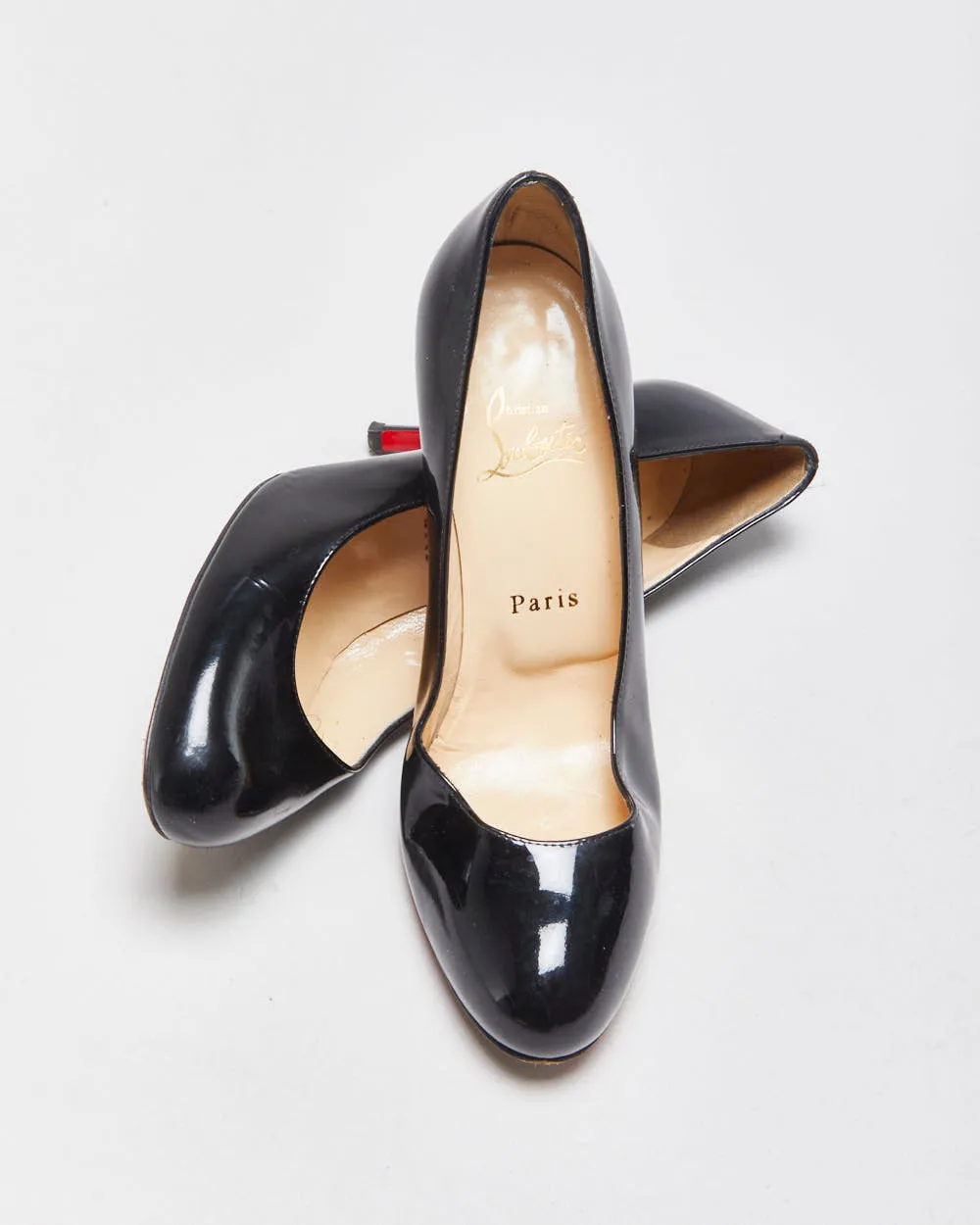 Christian Louboutin Simple Pump Patent Leather Heels - UK4 sold by Rokit product image thumbnail 5