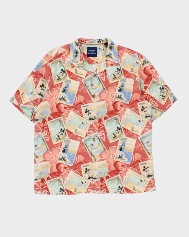 Vintage Tommy Bahama x Disney Parks Mickey Mouse Silk Hawaiian Shirt - L made by Rokit