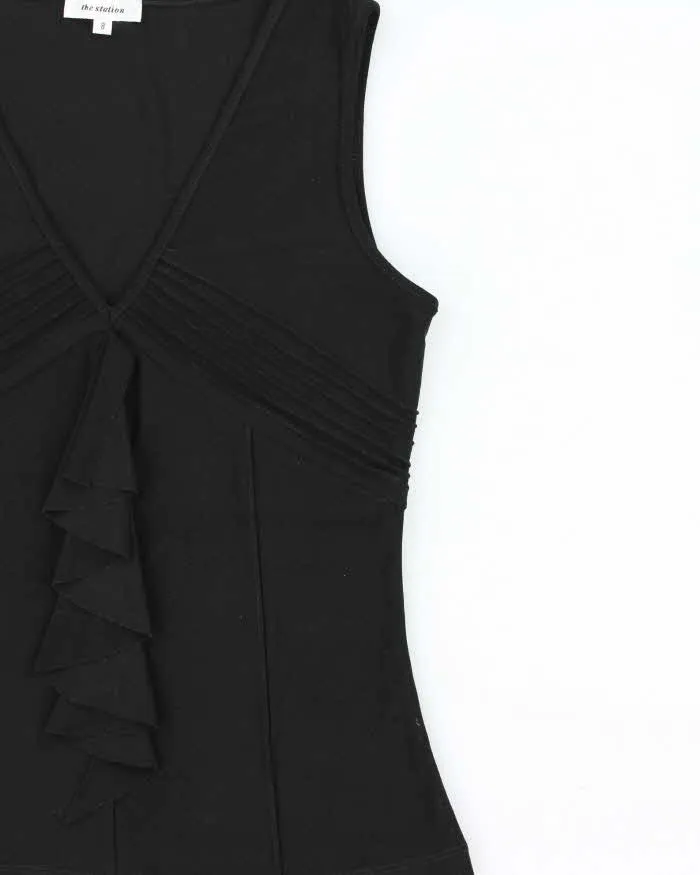 Vintage Y2k 2000s The Station Ruffle Sleeveless Top - S sold by Rokit product image thumbnail 3
