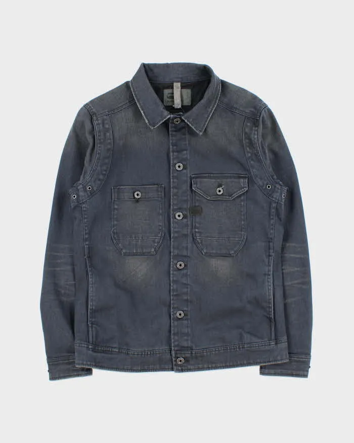 Vintage G-Star Raw Distressed Denim Utility Jacket - L sold by Rokit