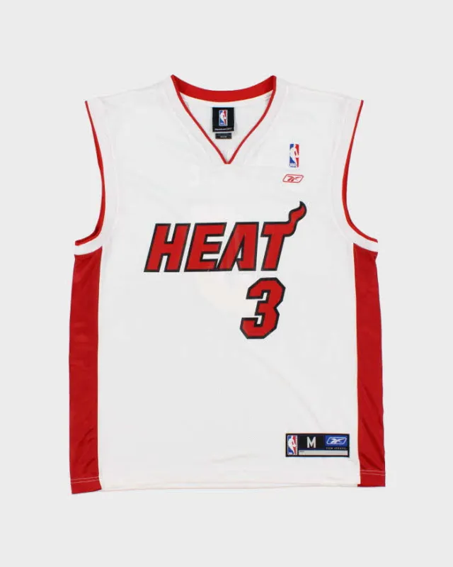 Vintage 2004-06 Reebok Miami Heat Dwayne Wade #3 Official NBA Home Jersey - M made by Rokit