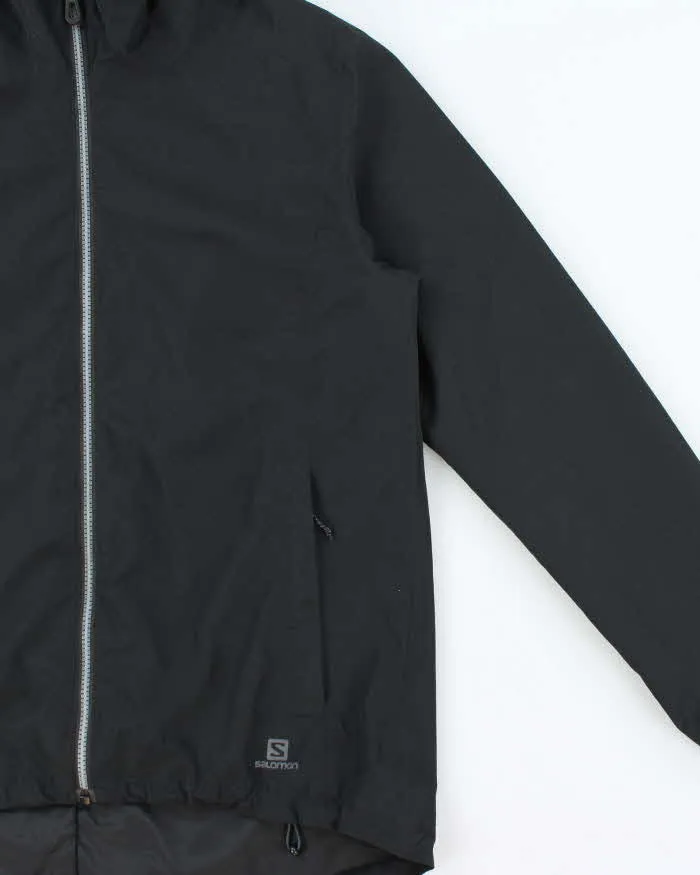 Vintage Salomon Black Soft Shell Hooded Windbreaker Jacket - M sold by Rokit product image thumbnail 3