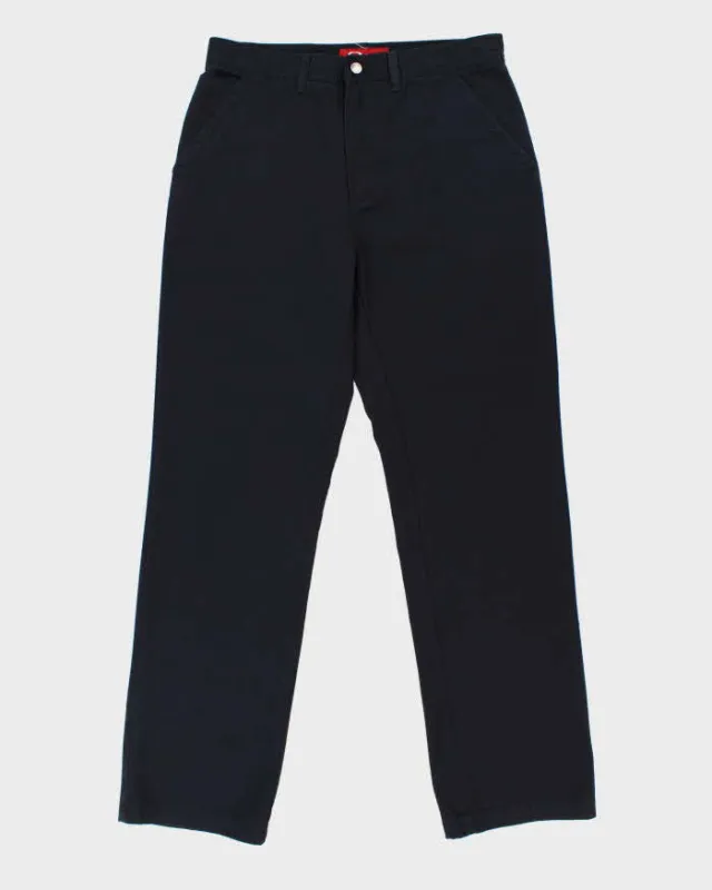 Vintage Y2K 00s Oakley Navy Technical Canvas Relaxed Straight Leg 'O' Chino Trousers - W36 L34 made by Oakley