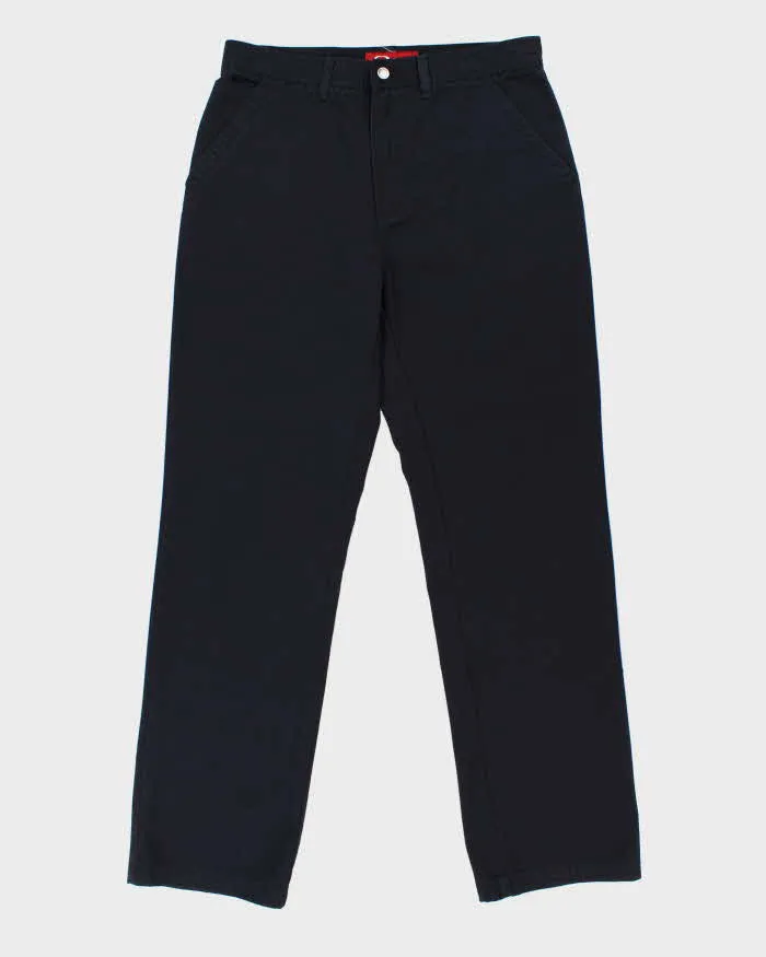 Vintage Y2K 00s Oakley Navy Technical Canvas Relaxed Straight Leg 'O' Chino Trousers - W36 L34 sold by Rokit