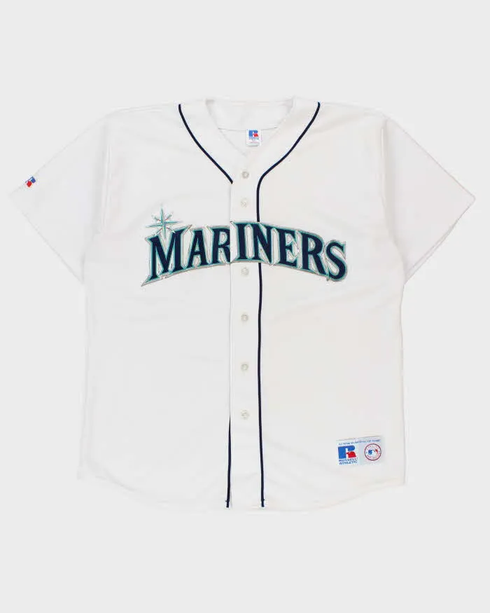 Vintage 1996 Russell Athletic Seattle Mariners Made In USA Official MLB Home Jersey - XXL sold by Rokit