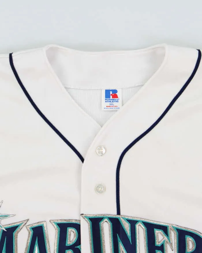 Vintage 1996 Russell Athletic Seattle Mariners Made In USA Official MLB Home Jersey - XXL sold by Rokit product image thumbnail 5