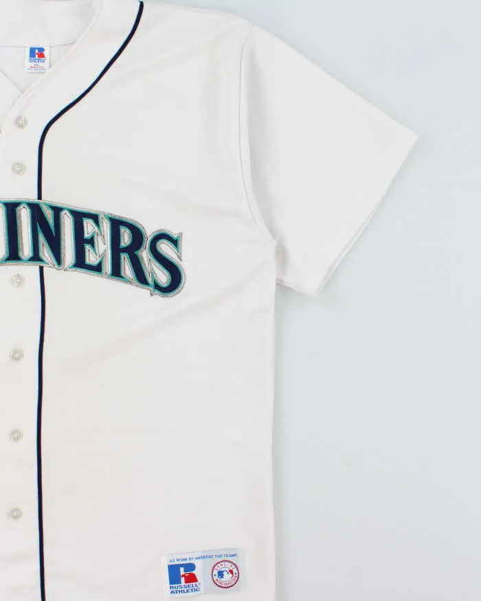 Vintage 1996 Russell Athletic Seattle Mariners Made In USA Official MLB Home Jersey - XXL sold by Rokit product image thumbnail 3
