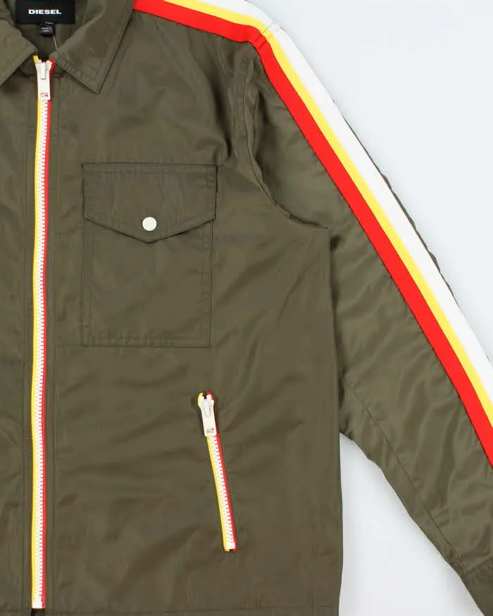 Vintage Khaki Diesel J-Ribplaza Shell Tape Harrington Jacket - XL sold by Rokit product image thumbnail 3