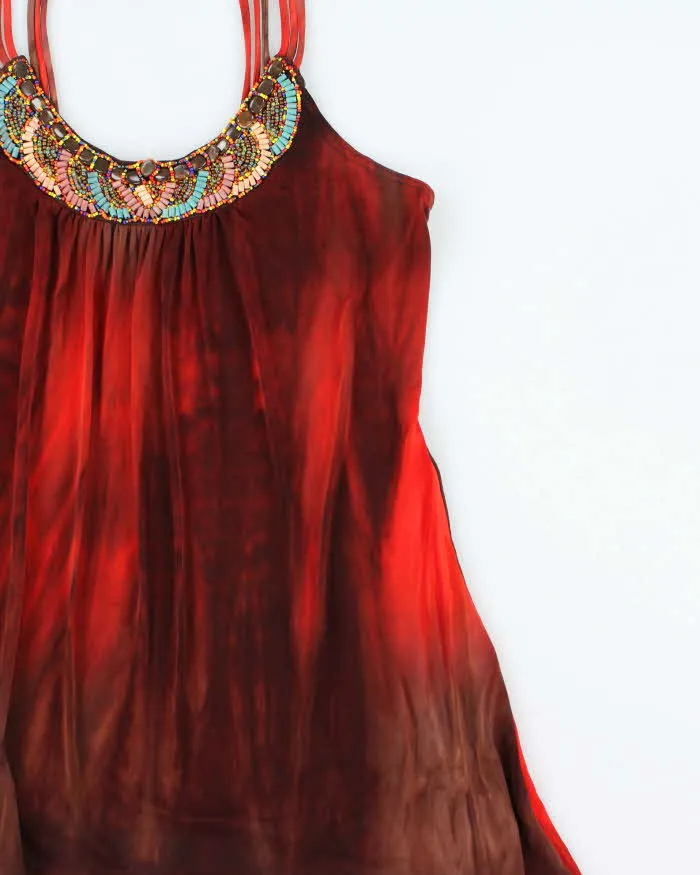 Vintage Y2k 2000s Suzy Beaded Slinky Top - S sold by Rokit product image thumbnail 3