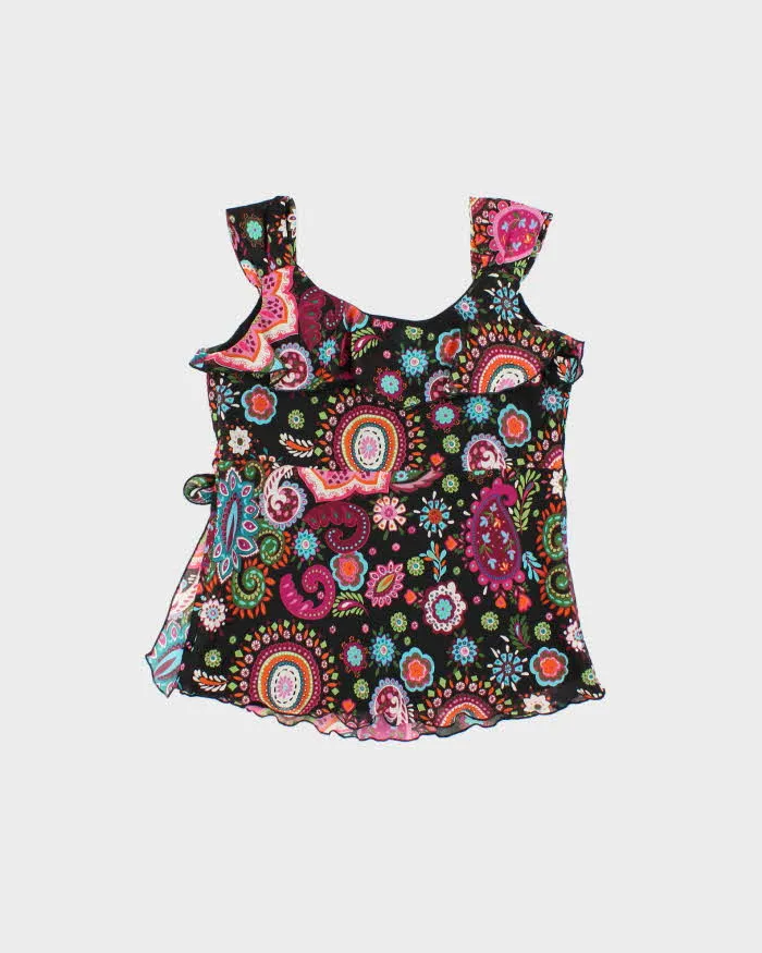 Vintage Y2k 2000s Bandolino Paisley Pattern Top - M sold by Rokit product image thumbnail 2