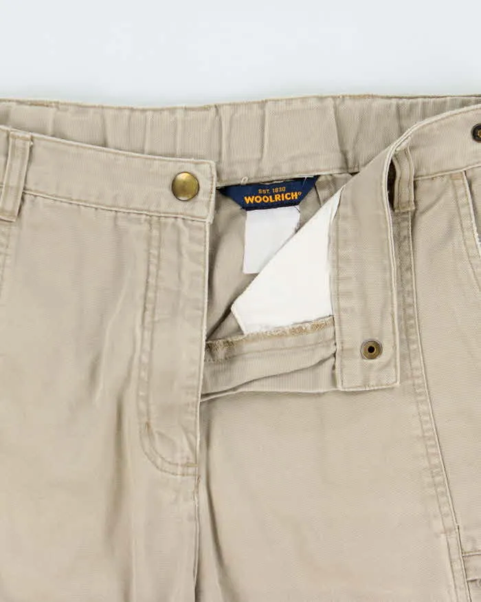 Vintage Y2K 00s Woolrich Desert Khaki Canvas Multi-Pocket Relaxed Fit Bermuda Shorts - W30 sold by Rokit product image thumbnail 5