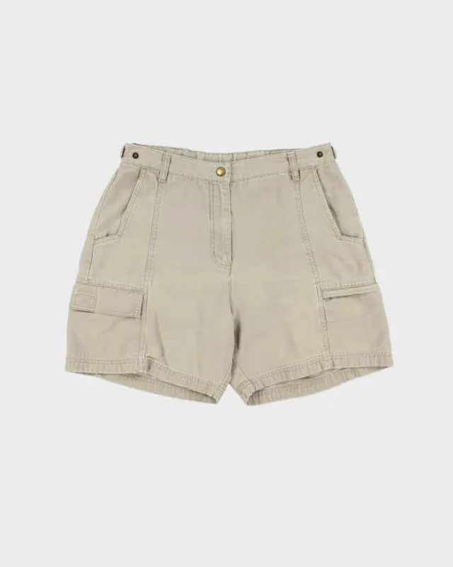 Vintage Y2K 00s Woolrich Desert Khaki Canvas Multi-Pocket Relaxed Fit Bermuda Shorts - W30 made by Woolrich