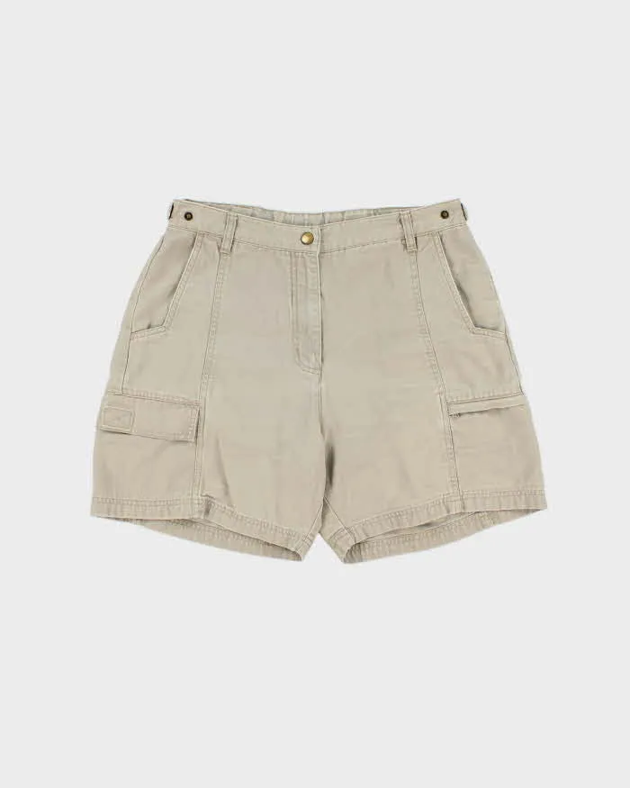 Vintage Y2K 00s Woolrich Desert Khaki Canvas Multi-Pocket Relaxed Fit Bermuda Shorts - W30 sold by Rokit