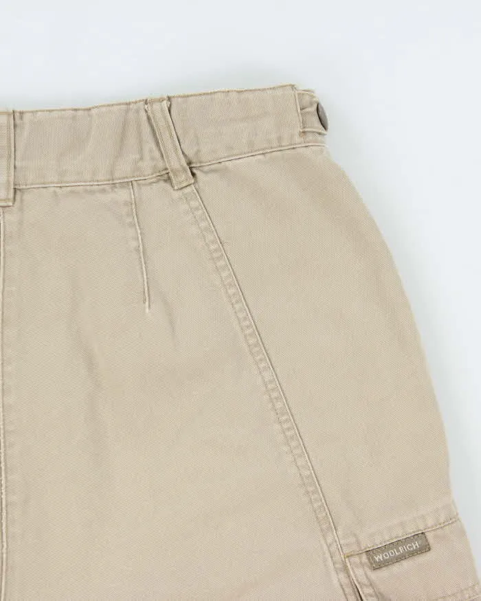 Vintage Y2K 00s Woolrich Desert Khaki Canvas Multi-Pocket Relaxed Fit Bermuda Shorts - W30 sold by Rokit product image thumbnail 4