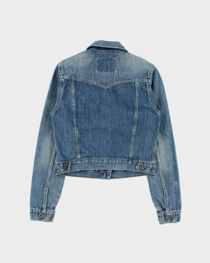 Vintage Y2K 00s Guess Women's Denim Trucker Jacket - S sold by Rokit product image thumbnail 2