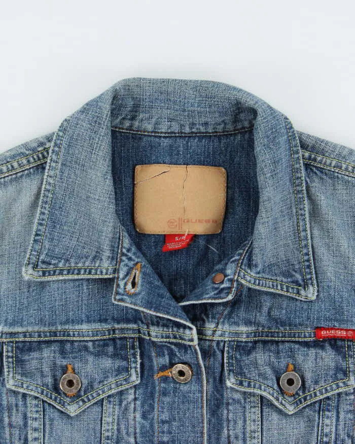 Vintage Y2K 00s Guess Women's Denim Trucker Jacket - S sold by Rokit product image thumbnail 5