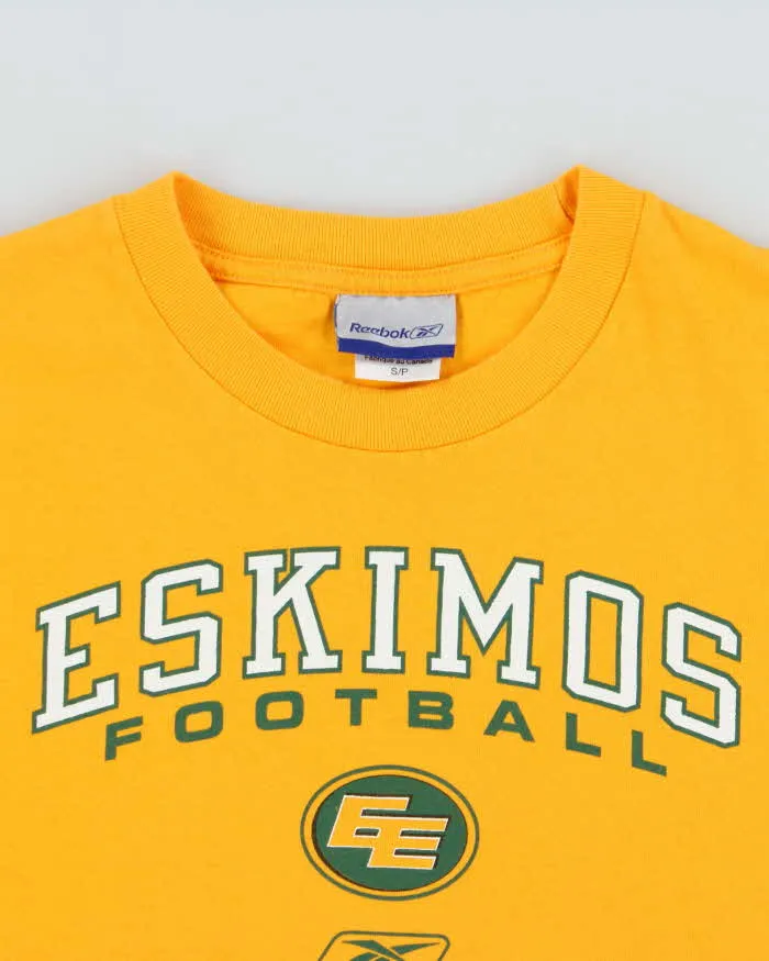 Vintage Y2K 00s Reebok Edmonton Eskimos American Football Made In Canada Heavyweight Crewneck T-Shirt - S sold by Rokit product image thumbnail 5