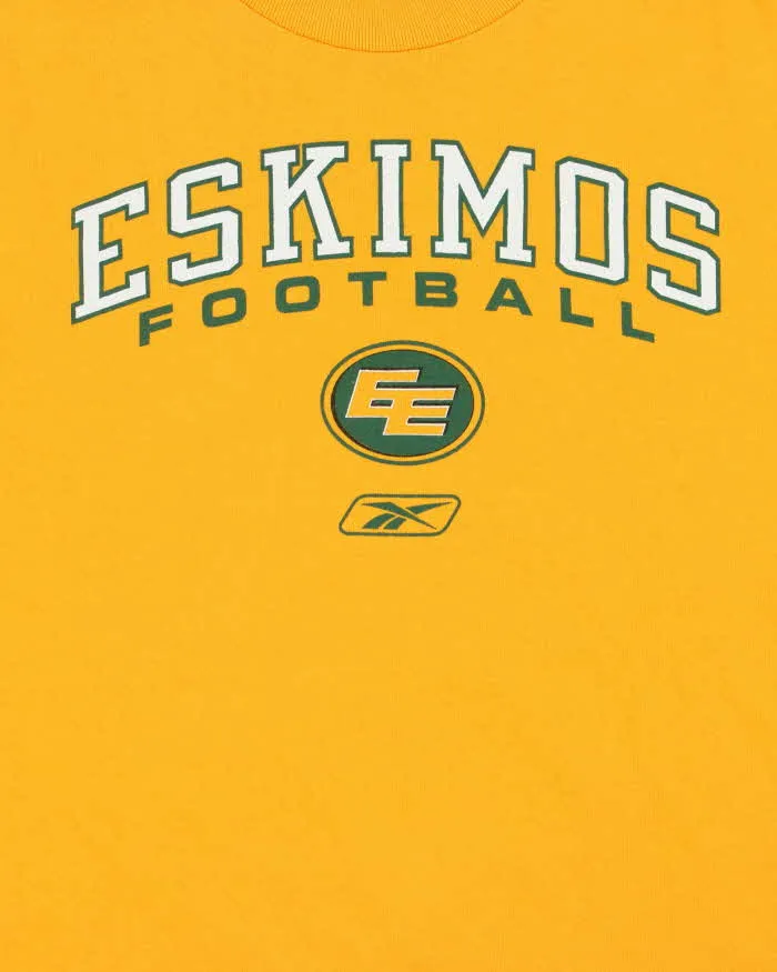Vintage Y2K 00s Reebok Edmonton Eskimos American Football Made In Canada Heavyweight Crewneck T-Shirt - S sold by Rokit product image thumbnail 4