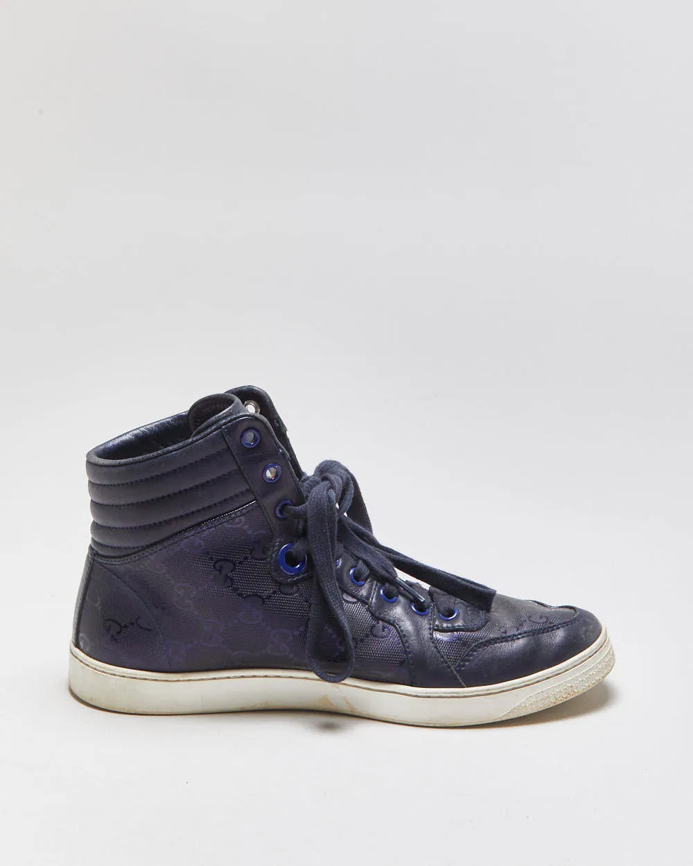 Gucci Imprime High Top Leather Trainers - UK6.5 sold by Rokit product image thumbnail 2